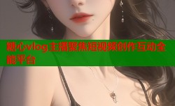 糖心vlog主播聚焦短视频创作互动全能平台