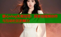 糖心vlog失败惩罚：探索短视频创作与互动社区的魅力
