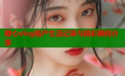 糖心vlog精产生活记录与精彩瞬间分享