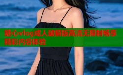 糖心vlog成人破解版高清无限制畅享精彩内容体验