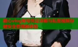 糖心vlog账号凭证详解与私密视频存储安全管理新体验