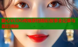 糖心VLOG传媒原档精彩故事全记录与幕后揭秘