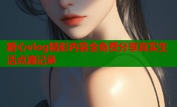 糖心vlog精彩内容全免费分享真实生活点滴记录