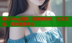 糖心Vlog官网：短视频创作、社交互动、实时直播平台