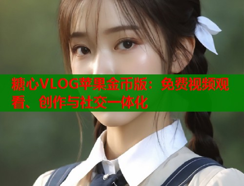 糖心VLOG苹果金币版：免费视频观看、创作与社交一体化  第1张