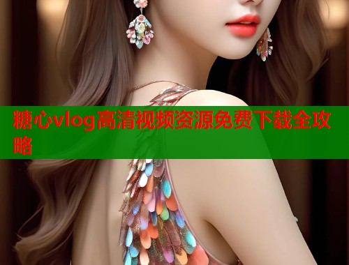 糖心vlog高清视频资源免费下载全攻略  第1张