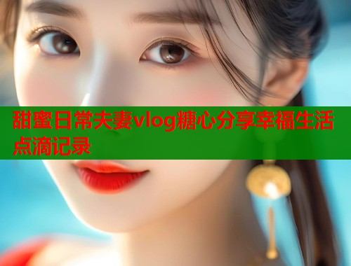 甜蜜日常夫妻vlog糖心分享幸福生活点滴记录 第1张 甜蜜日常夫妻vlog糖心分享幸福生活点滴记录 第1张