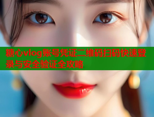 糖心vlog账号凭证二维码扫码快速登录与安全验证全攻略  第1张