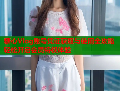 糖心Vlog账号凭证获取与使用全攻略轻松开启会员特权体验  第1张